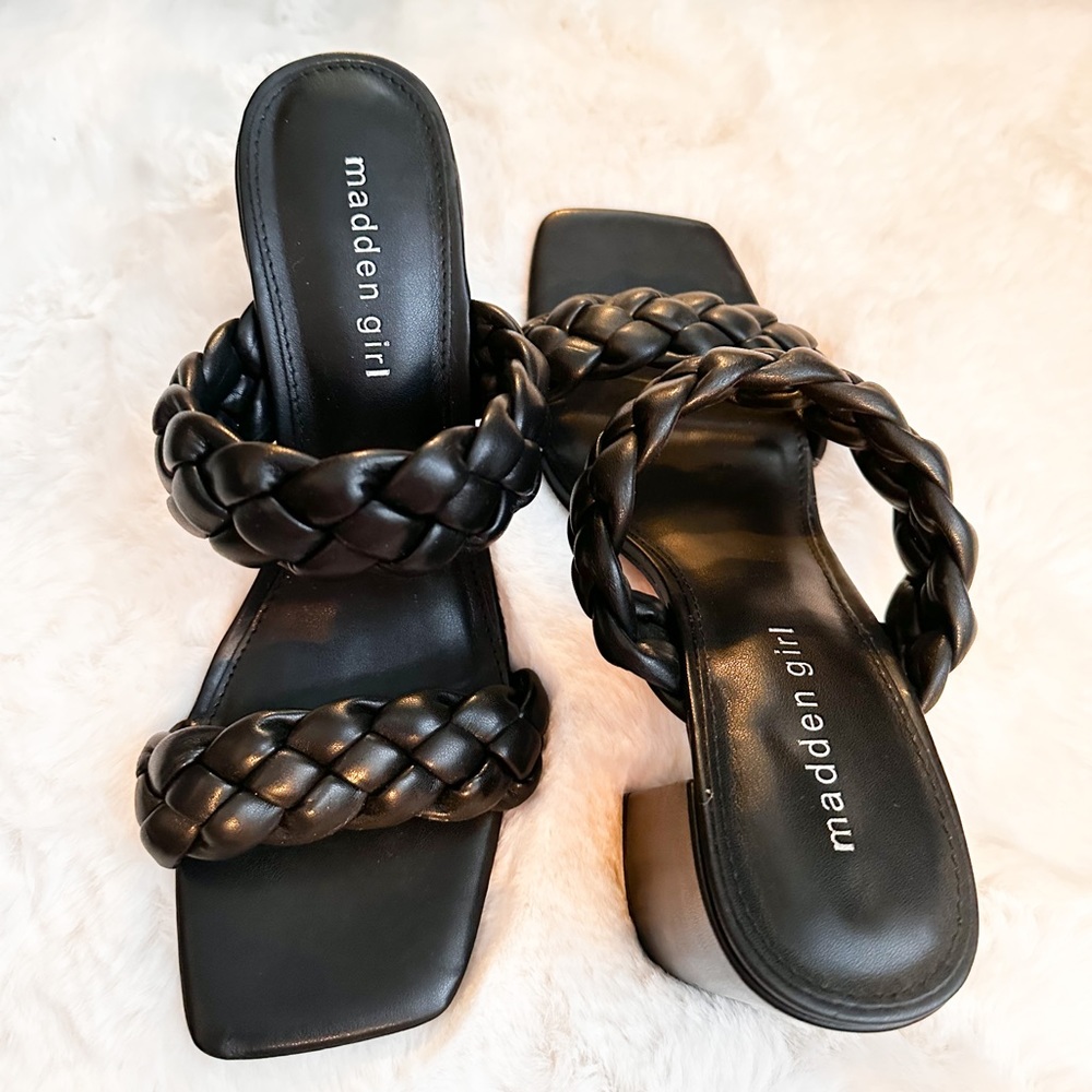 BRAND NEW - madden girl black paris heel